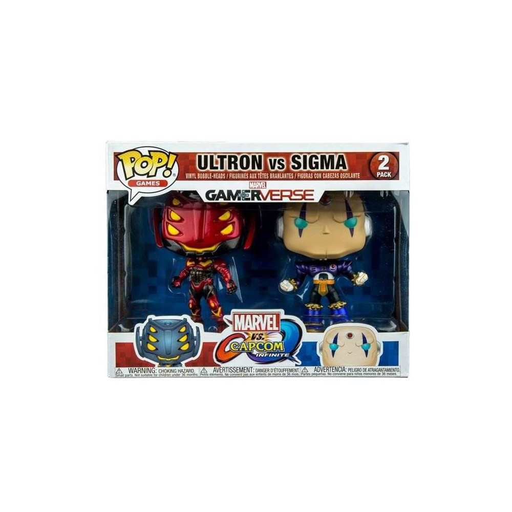 Funko POP! Marvel vs Capcom red Ultron/Sigma 2pak