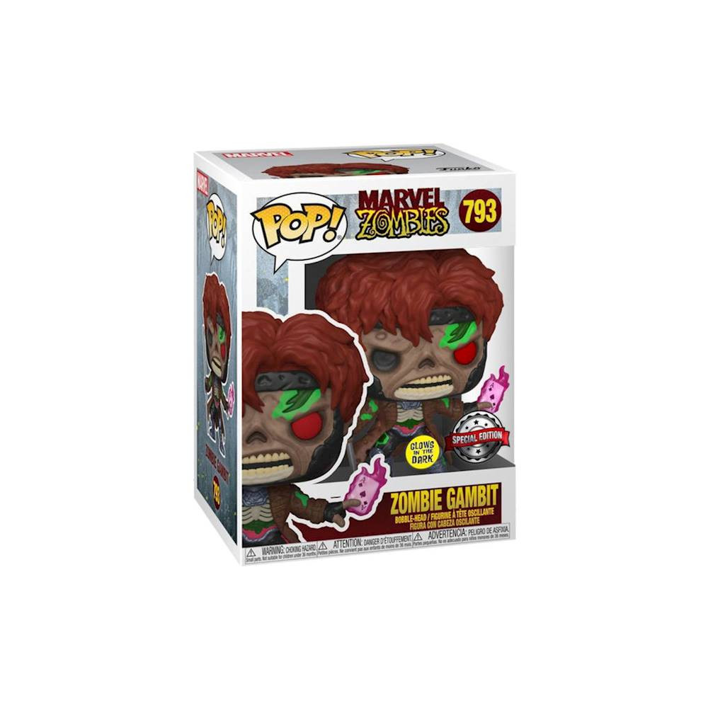 Funko POP! Marvel Zombies Zombie Gambit 793 SE Glo