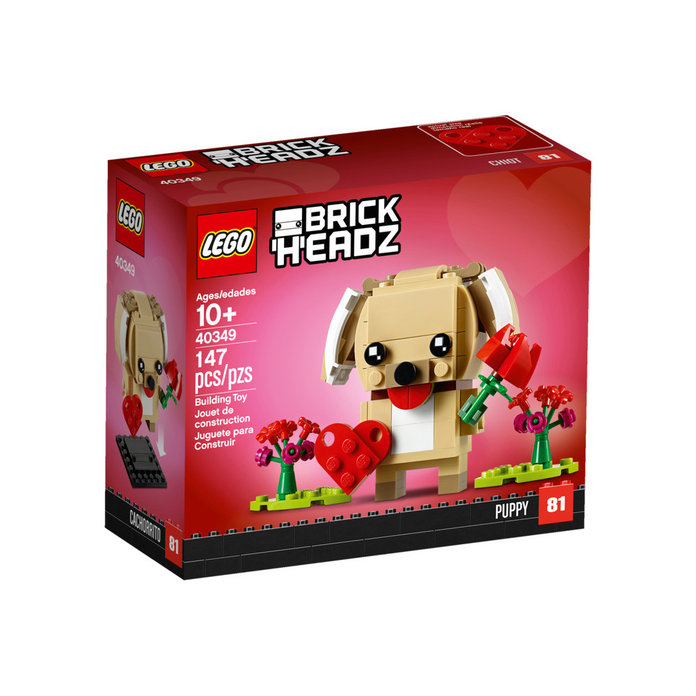LEGO BrickHeadz 40349 - Walentynkowy szczeniaczek