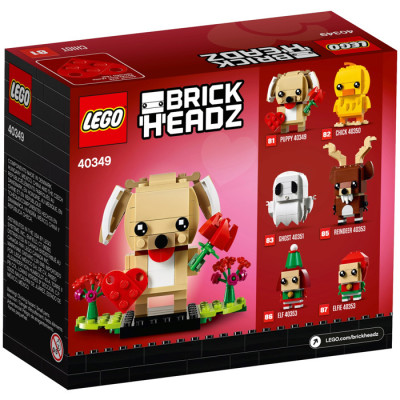 LEGO BrickHeadz 40349 - Walentynkowy szczeniaczek