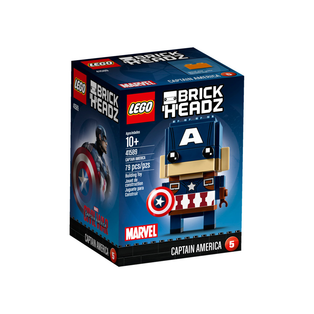 LEGO BrickHeadz 41589 - Kapitan Ameryka