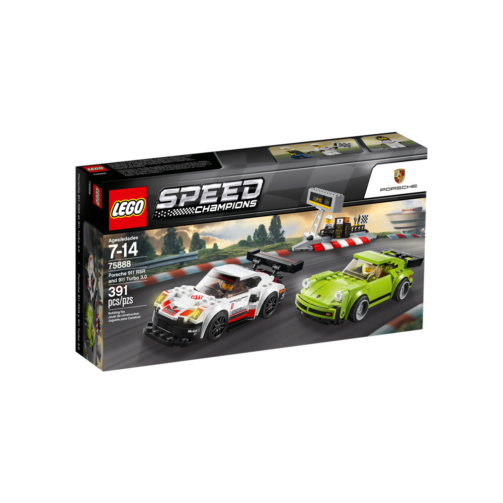 LEGO 75888 Speed Champions - Porsche 911 RSR and 911 Turbo 3.0