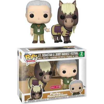 Funko POP! Parks Rec. Jerry Lil Sebastian 2pak SE