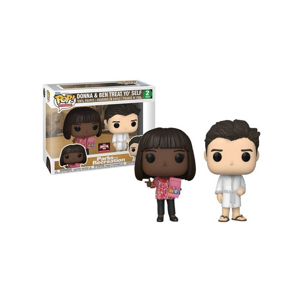 Funko POP! Parks Recreation Donna Ben 2pak SE