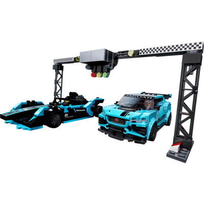 LEGO Speed Champions 76898 - Formula E Panasonic Jaguar Racing GEN2 car i Jaguar I-PACE eTROPHY