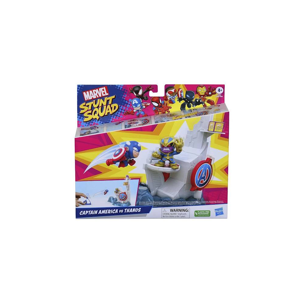 Hasbro Stunt Squad Capitan America vs Thanos