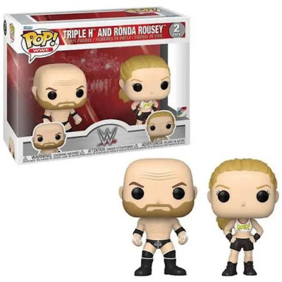 Funko POP! WWE Triple H Ronda Rousey 2pak