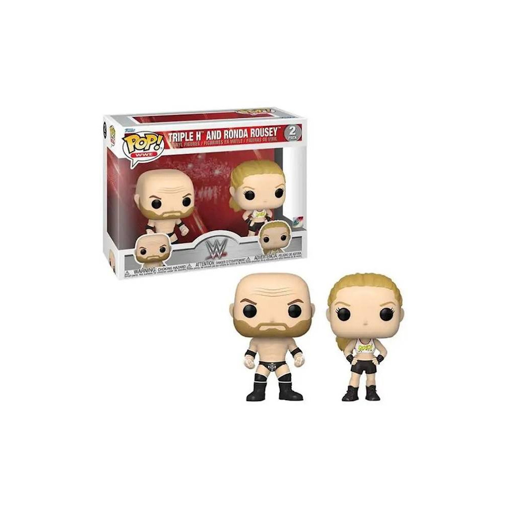 Funko POP! WWE Triple H Ronda Rousey 2pak