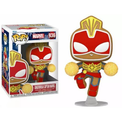 Funko POP! Marvel Gingerbread Captain Marvel 936