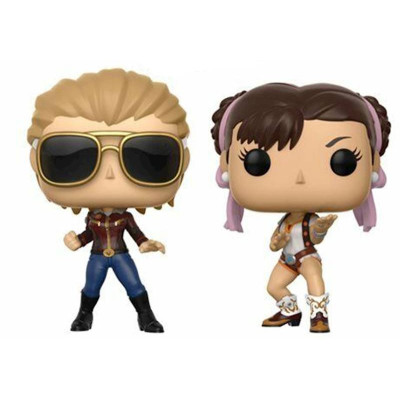 Funko POP! Marvel Captain Marvel vs Chun-Li 2pak