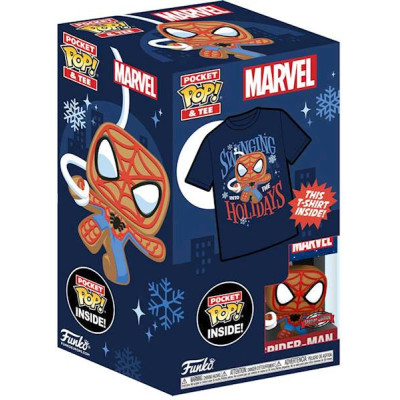 Funko Pocket Pop Tee Spider-Man T-shirt L + brelok