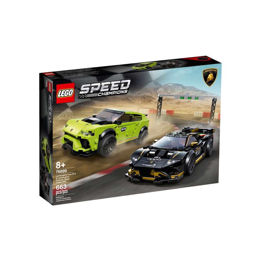 LEGO 76899 Speed Champions - Lamborghini Urus ST-X i Lamborghini Huracán Super Trofeo EVO