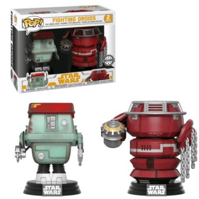 Funko POP! Star Wars 2pak Fighting Droids Exclus