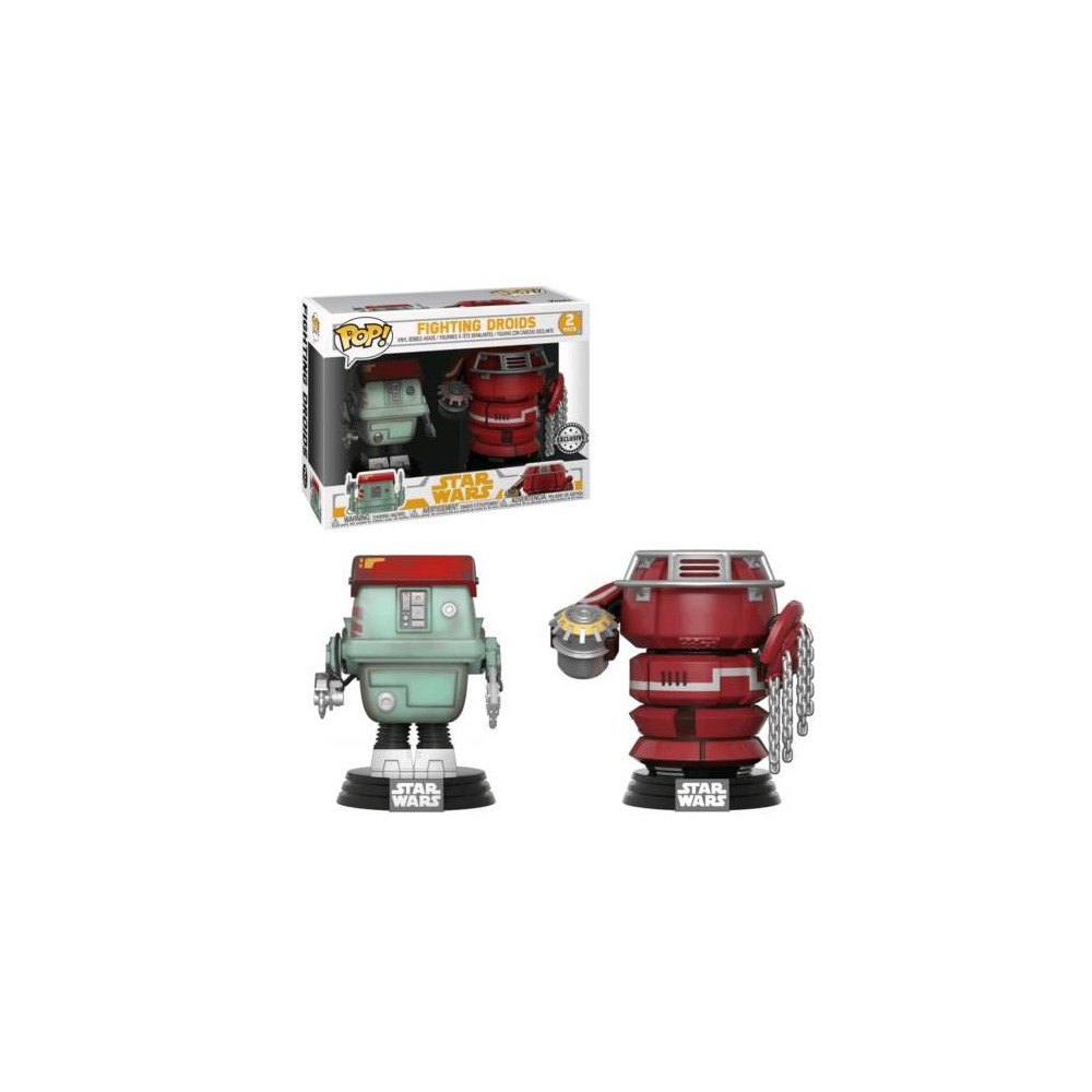 Funko POP! Star Wars 2pak Fighting Droids Exclus