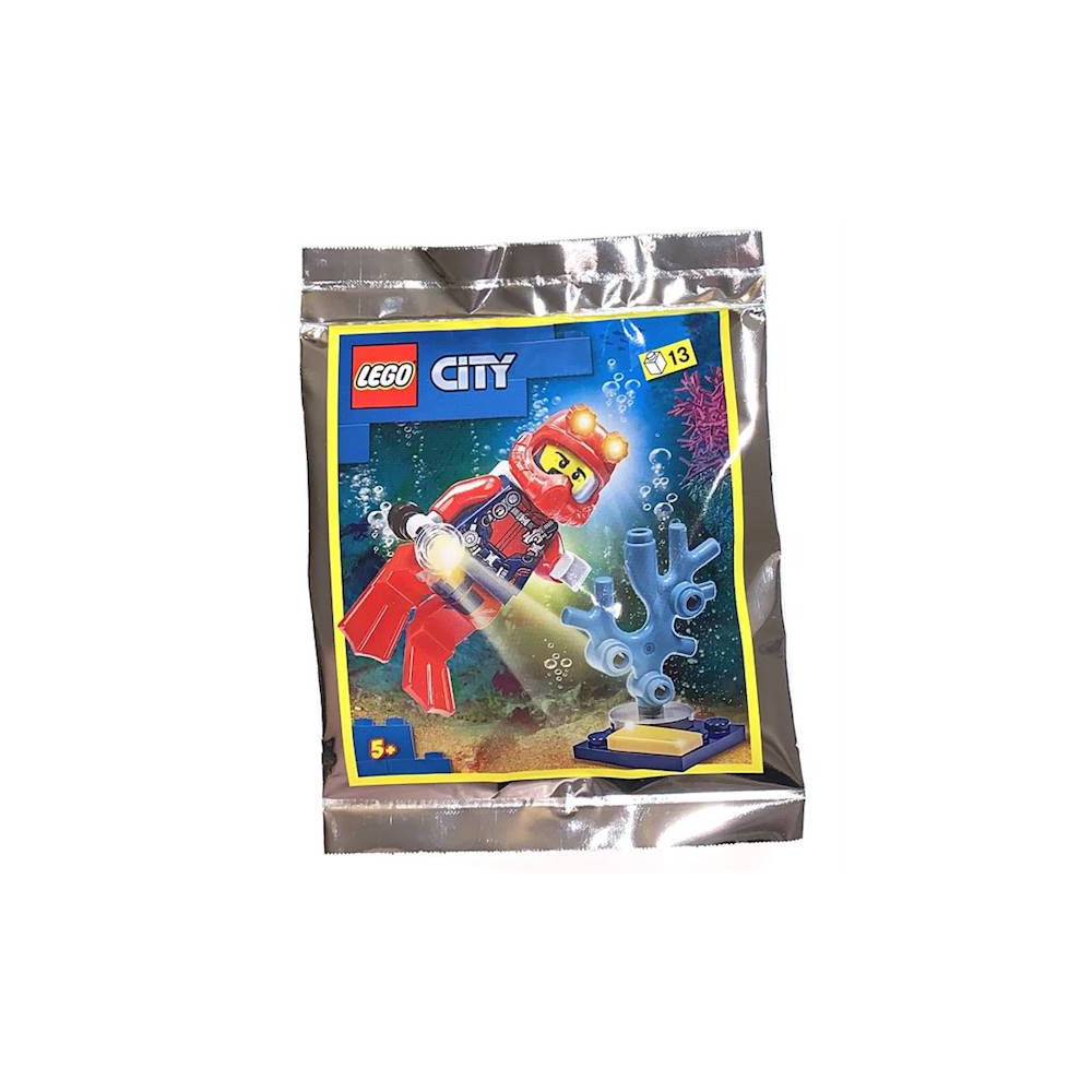 Klocki LEGO 952012 City Nurek z latarką saszetka