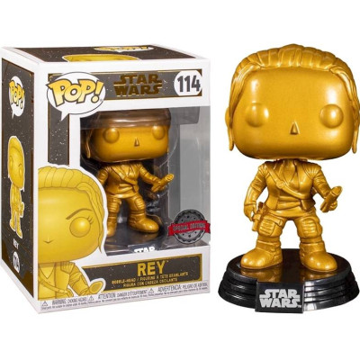 Funko POP! Star Wars Rey chrome mat gold 114 SE