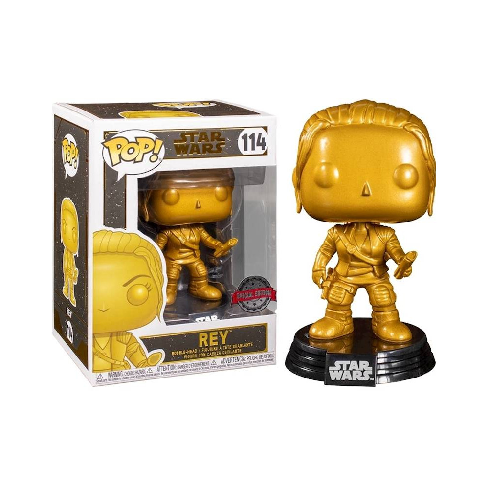 Funko POP! Star Wars Rey chrome mat gold 114 SE