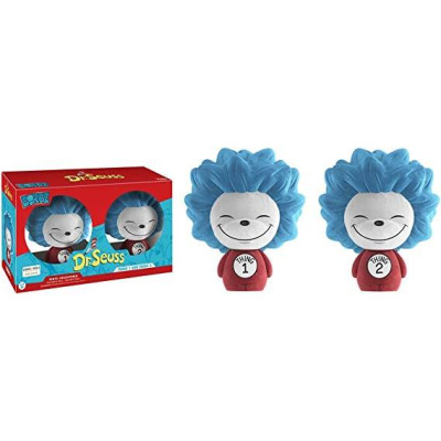 FUNKO DORBZ Dr Seuss thing 1 i thing 2 flocked