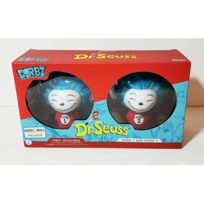 FUNKO DORBZ Dr Seuss thing 1 i thing 2 flocked