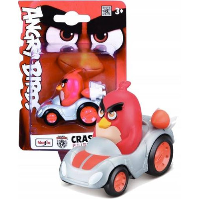 ANGRY BIRDS samochodzik Maisto Ptak Red