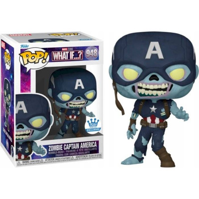 Funko POP! What if Captain America Zombie 948 Excl