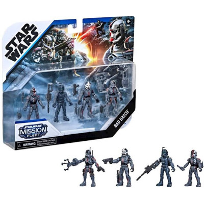 Hasbro Star Wars Mission Fleet Bad Batch 4pak