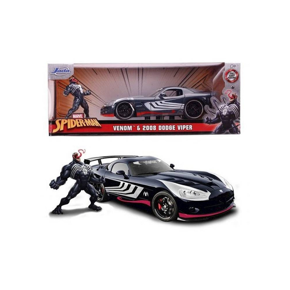 Jada Marvel Spider Man Venom Dodge Viper 2008 1:24