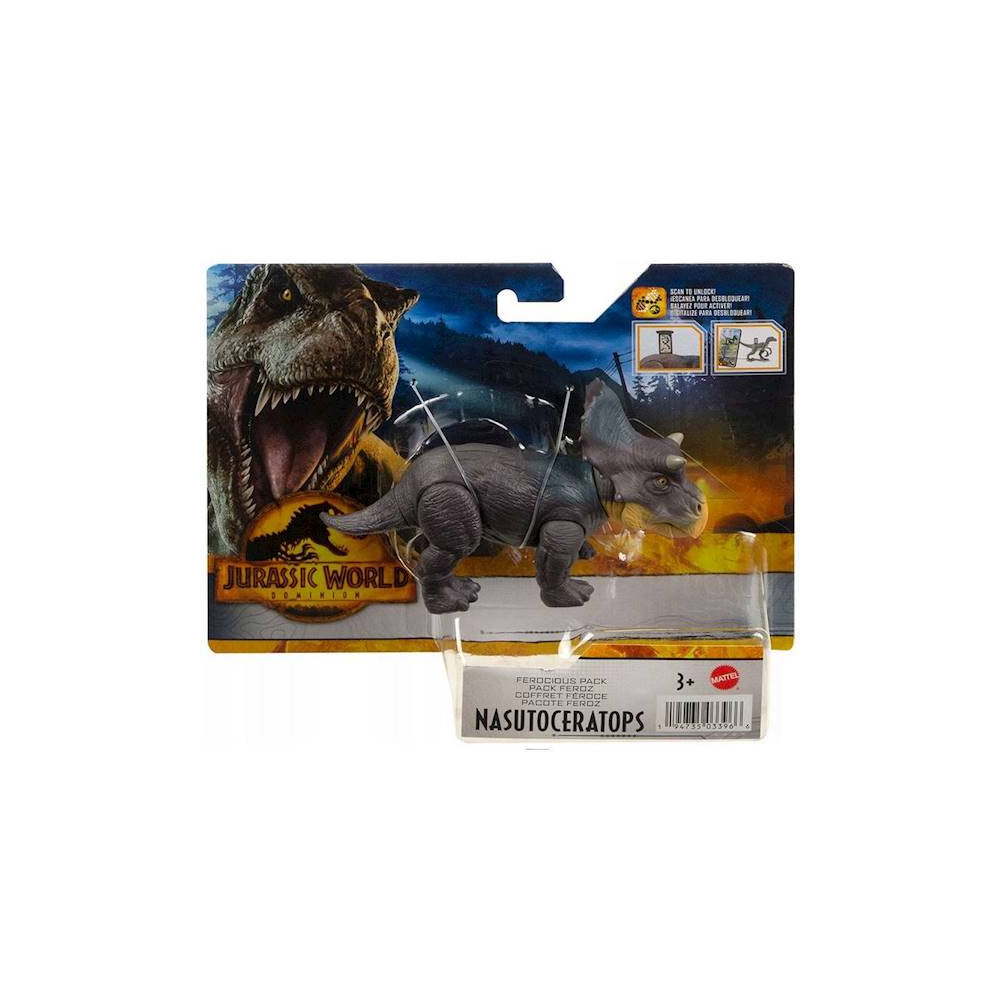 Mattel Jurassic World Dino Nasutoceratops 10cm