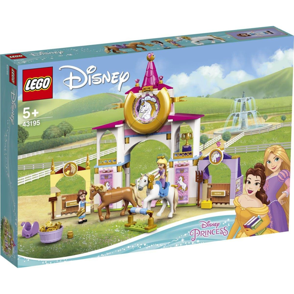 LEGO Disney Królewskie stajnie Belli i Roszpunki 43195