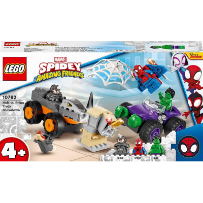 LEGO MARVEL Spiderman Hulk kontra Rhino - starcie pojazdów 10782